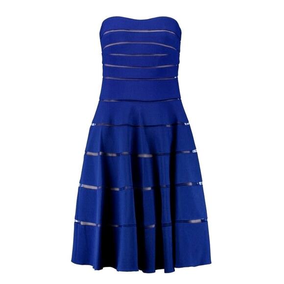 Mikael Aghal Anthropology Blue DressSize 0